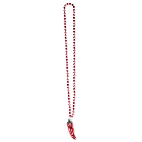 Michaels, Beistle 36" Red Chili Pepper Beads Medallions, 4ct. – Category: Party Decorations